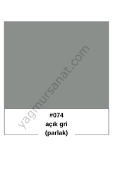 PARLAK GRİ YAPIŞKANLI FOLYO