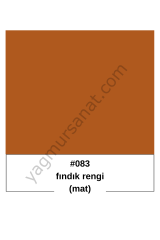 MAT FINDIK RENGİ YAPIŞKANLI FOLYO