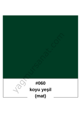 MAT KOYU YEŞİL YAPIŞKANLI FOLYO