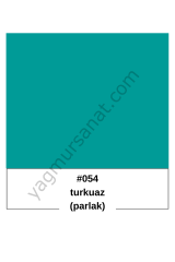 PARLAK TURKUAZ  YAPIŞKANLI FOLYO
